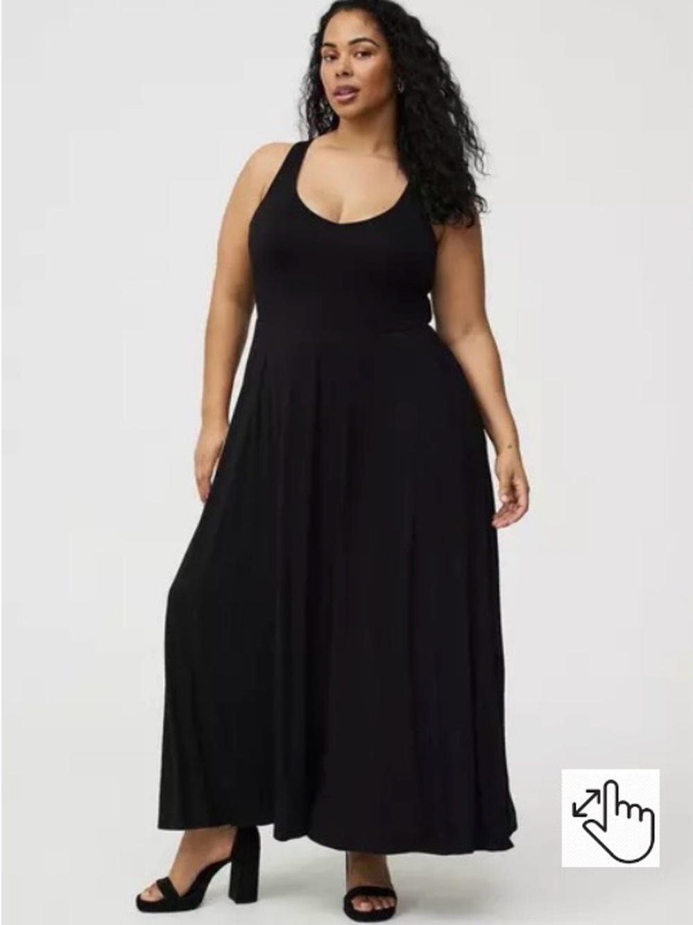 NWT Torrid Super Soft Jersey V-Neck Maxi Dress